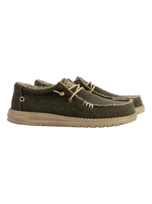 Moccassin à Lacets Hey Dude Wally Braided - Kiabi