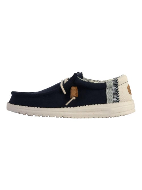 Moccassin à Lacets Hey Dude Wally Break Stitch - Kiabi Moccassin à Lacets Hey Dude Wally Break Stitch - Kiabi