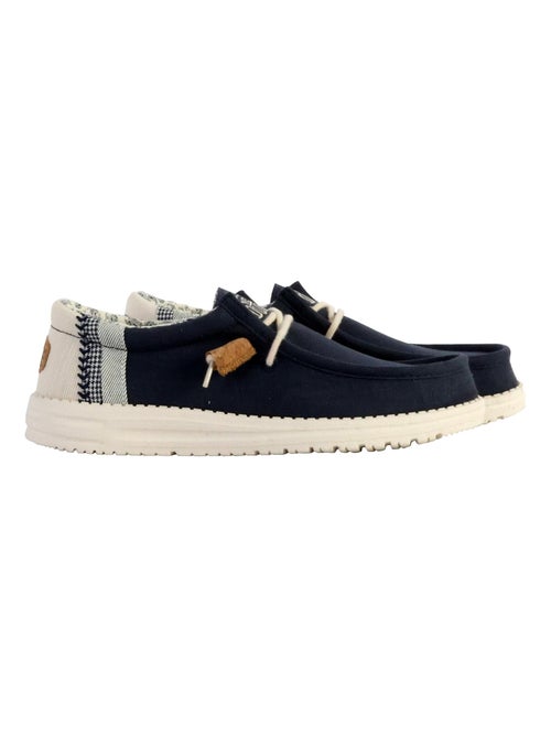 Moccassin à Lacets Hey Dude Wally Break Stitch - Kiabi Moccassin à Lacets Hey Dude Wally Break Stitch - Kiabi