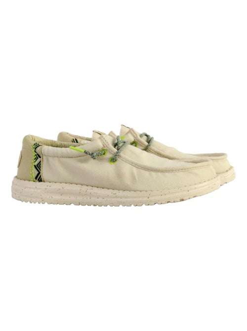 Moccassin à Lacets Hey Dude Wally Coastline - Kiabi Moccassin à Lacets Hey Dude Wally Coastline - Kiabi