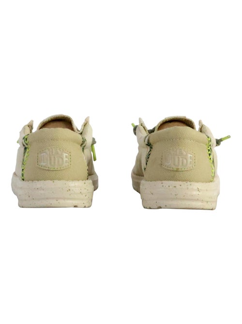 Moccassin à Lacets Hey Dude Wally Coastline - Kiabi Moccassin à Lacets Hey Dude Wally Coastline - Kiabi