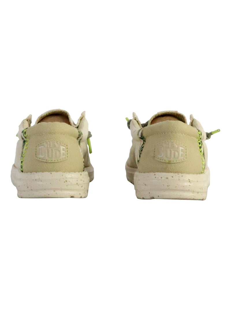 Moccassin à Lacets Hey Dude Wally Coastline Blanc - Kiabi
