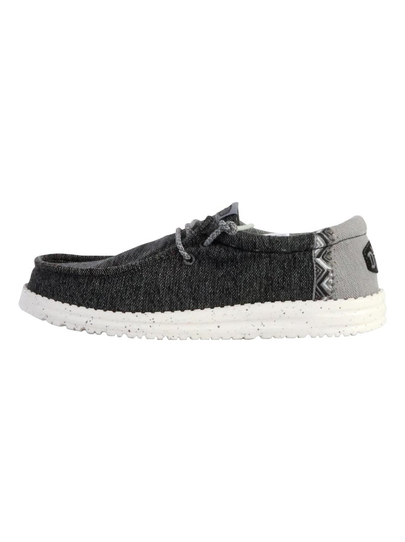 Moccassin à Lacets Hey Dude Wally Coastline Noir - Kiabi