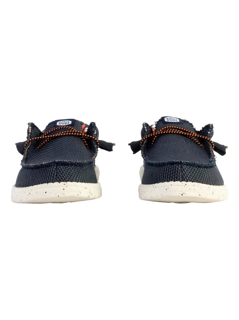 Moccassin à Lacets Hey Dude Wally Sox Stitch Bleu - Kiabi