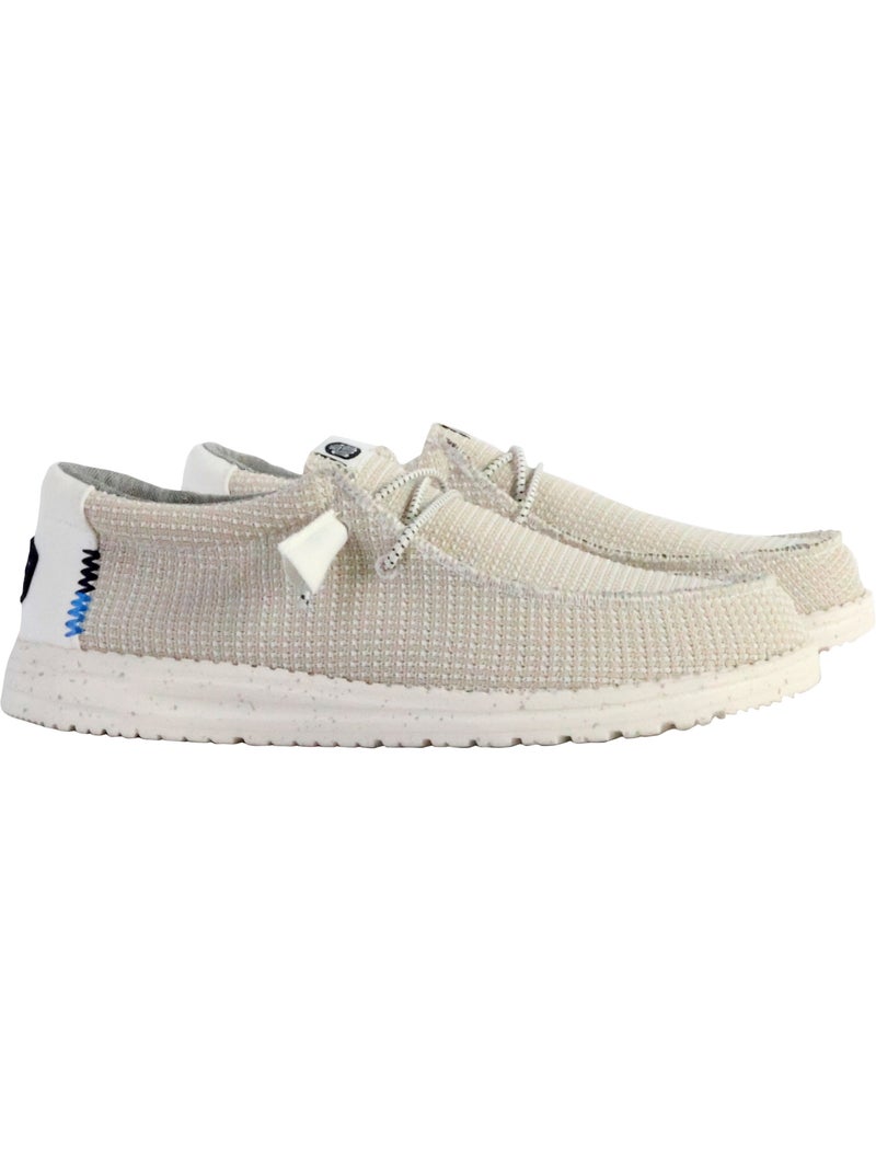Moccassin à Lacets Hey Dude Wally Sport Mesh Blanc - Kiabi