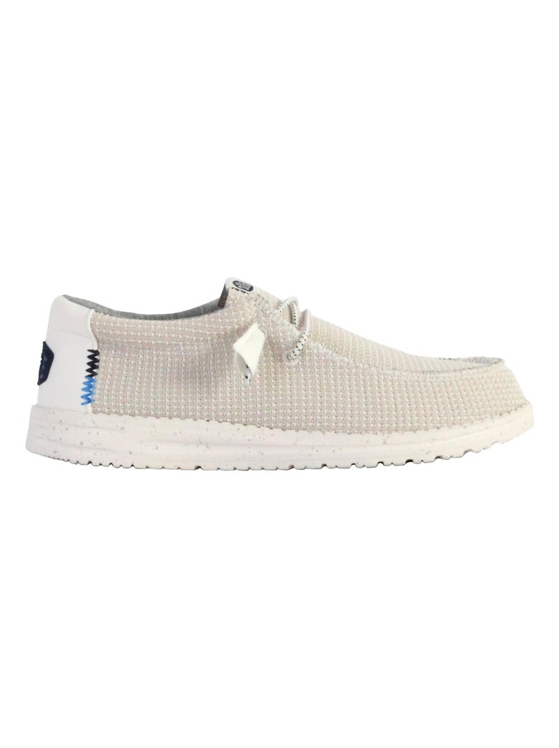 Moccassin à Lacets Hey Dude Wally Sport Mesh Bleu - Kiabi
