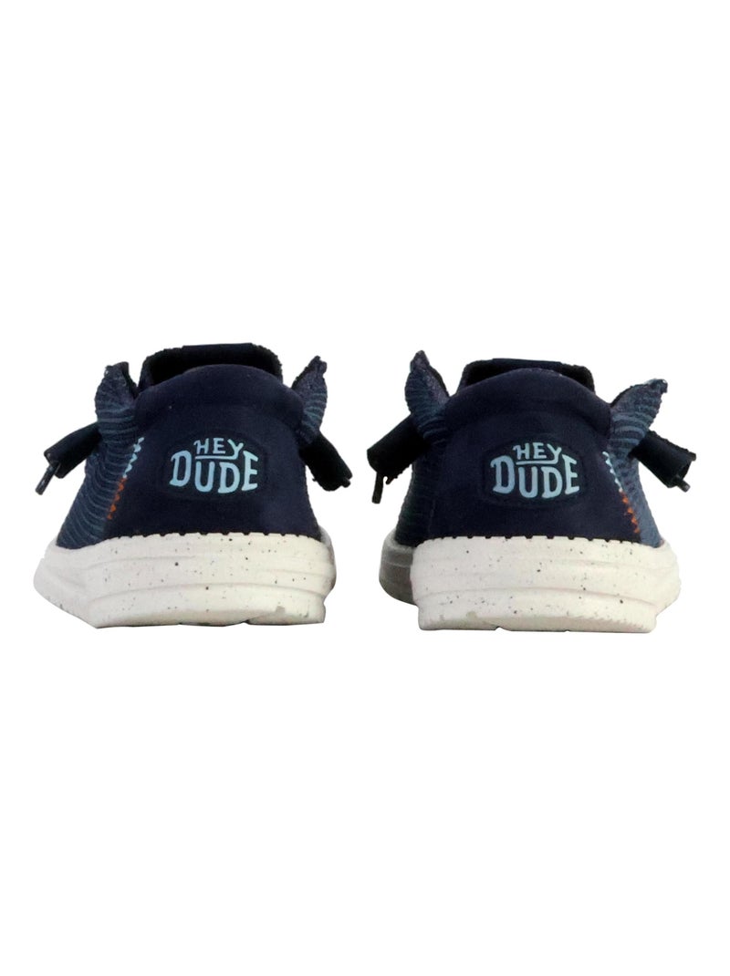 Moccassin à Lacets Hey Dude Wally Sport Mesh Bleu - Kiabi