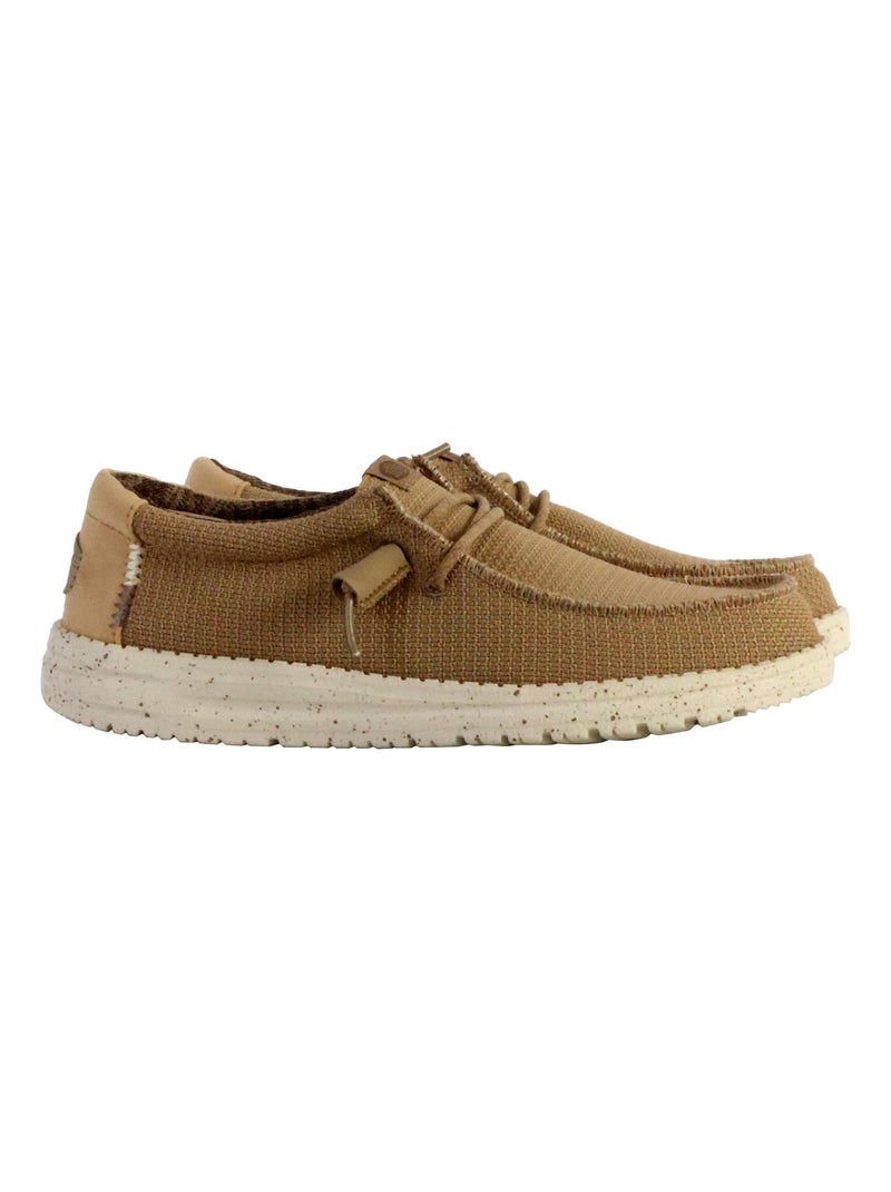 Moccassin à Lacets Hey Dude Wally Sport Mesh Marron - Kiabi