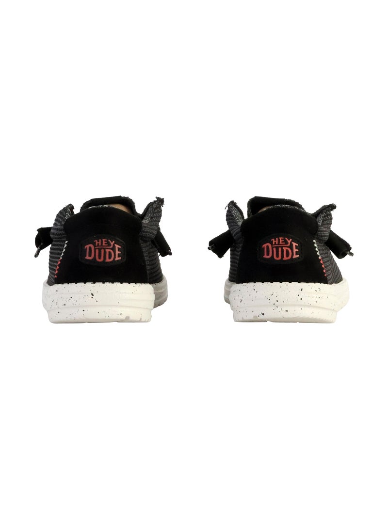 Moccassin à Lacets Hey Dude Wally Sport Mesh Noir - Kiabi