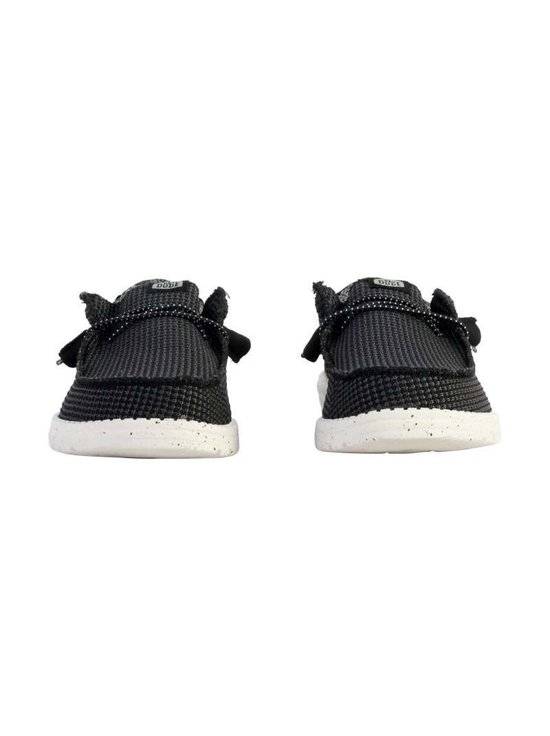 Moccassin à Lacets Hey Dude Wally Sport Mesh Noir - Kiabi