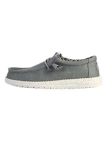 Moccassin à Lacets Hey Dude Wally Stretch Canvas
