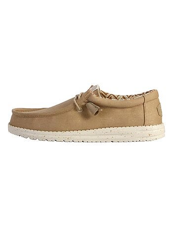 Moccassin à Lacets Hey Dude Wally Stretch Canvas