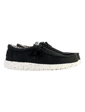 Moccassin à Lacets Hey Dude Wally Stretch Canvas