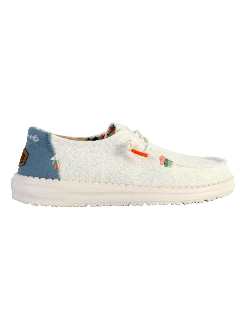 Moccassin à Lacets Hey Dude Wendy Boho Blanc - Kiabi