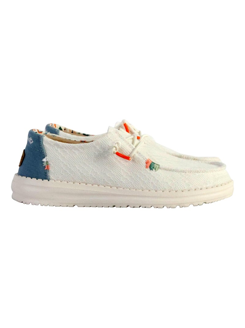 Moccassin à Lacets Hey Dude Wendy Boho Blanc - Kiabi