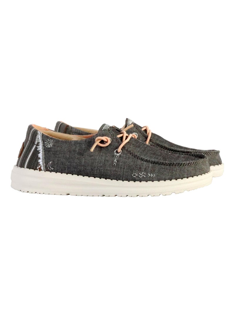 Moccassin à Lacets Hey Dude Wendy Boho Gris - Kiabi