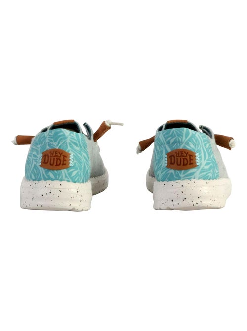 Moccassin à Lacets Hey Dude Wendy Heathered Slub Tropical - Kiabi