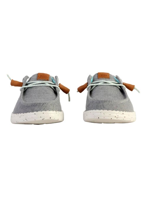 Moccassin à Lacets Hey Dude Wendy Heathered Slub Tropical - Kiabi