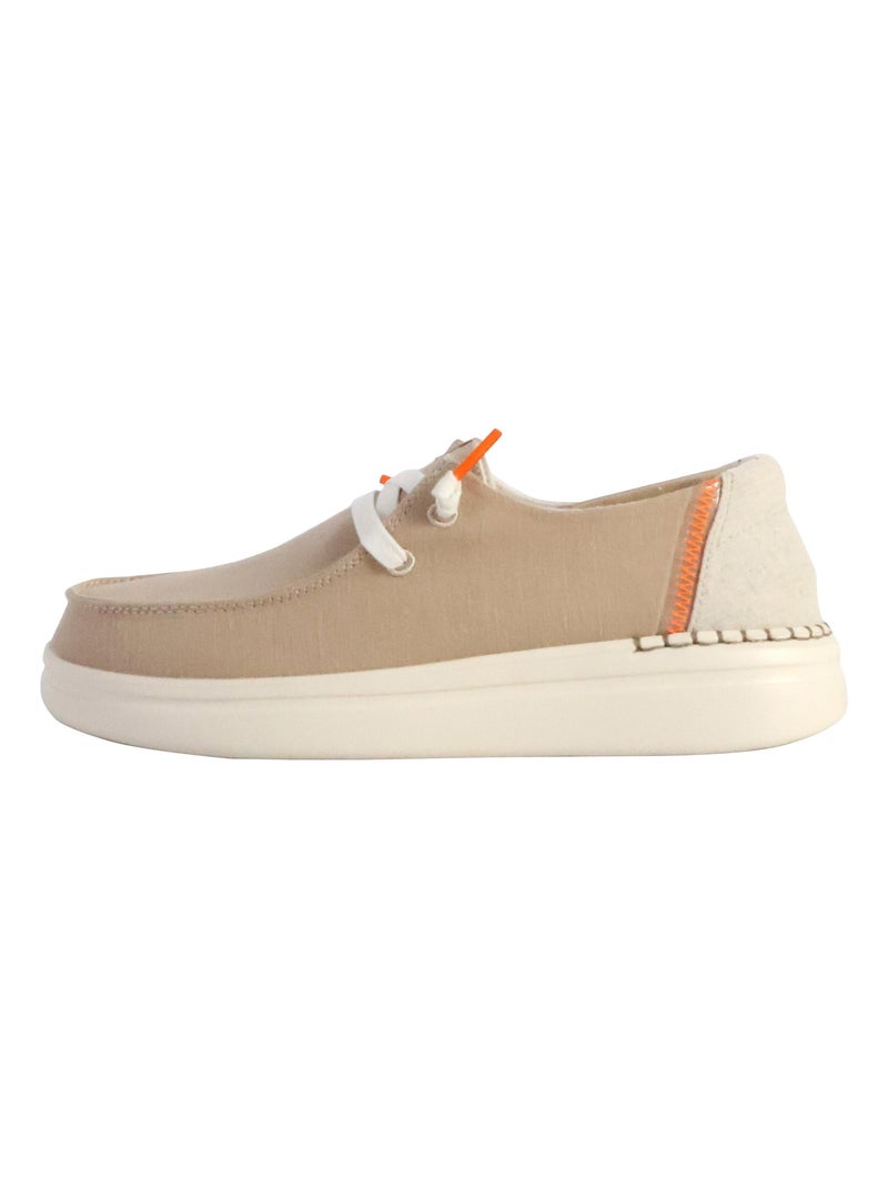 Moccassin à Lacets Hey Dude Wendy Rise Beige - Kiabi