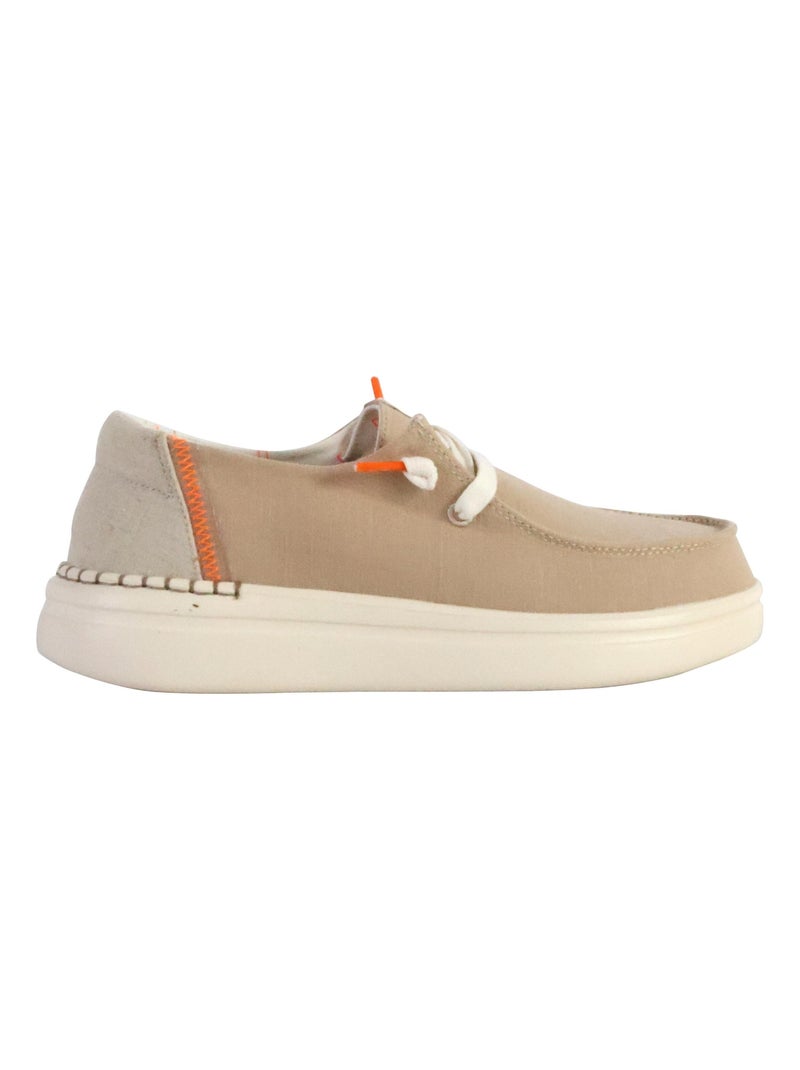 Moccassin à Lacets Hey Dude Wendy Rise Beige - Kiabi