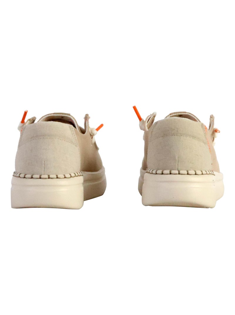 Moccassin à Lacets Hey Dude Wendy Rise Beige - Kiabi