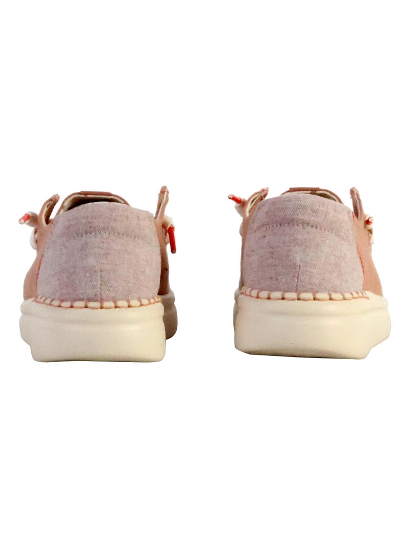 Moccassin à Lacets Hey Dude Wendy Rise Rose - Kiabi