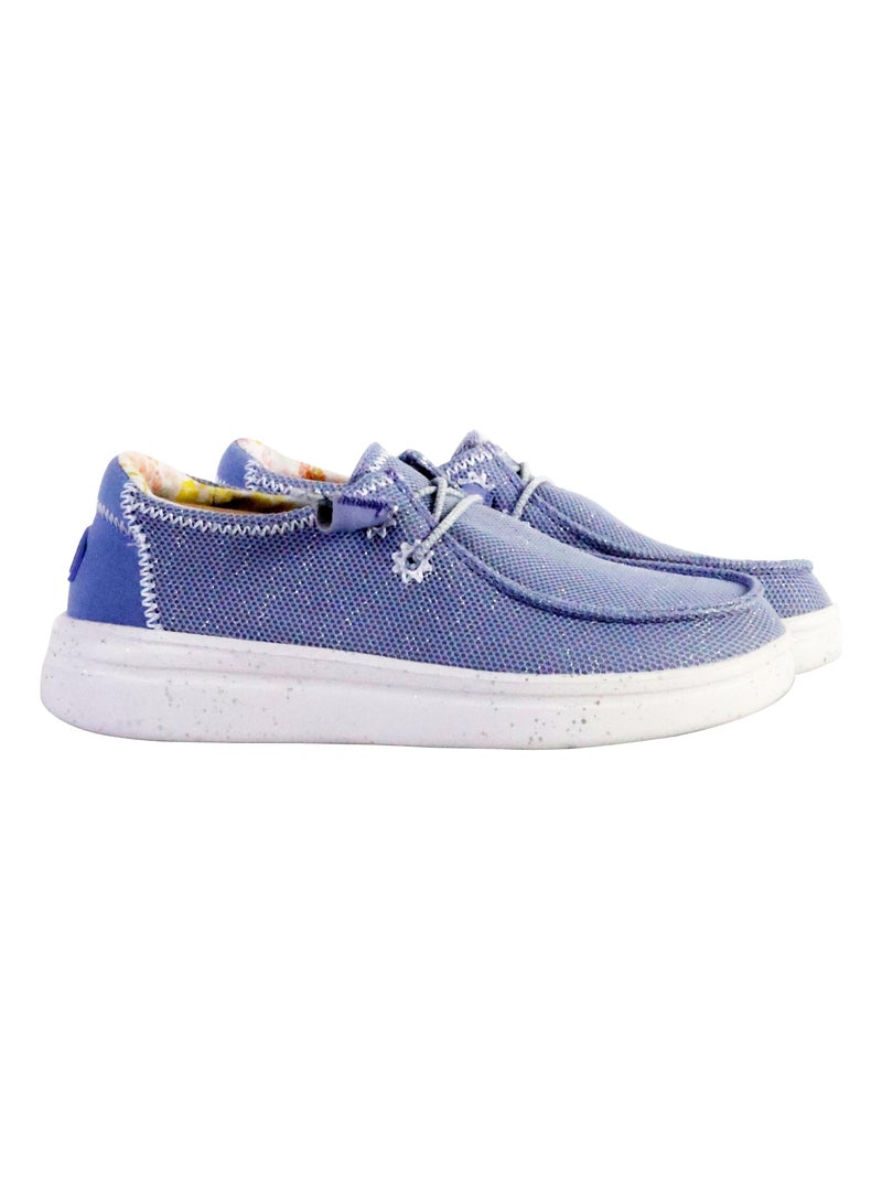 Moccassin à Lacets Hey Dude Wendy Rise Stretch Violet - Kiabi