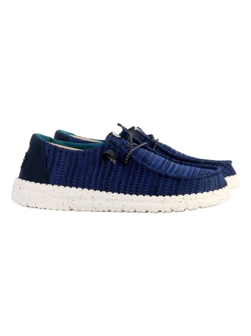 Moccassin à Lacets Hey Dude Wendy Sport Mesh F Bleu - Kiabi