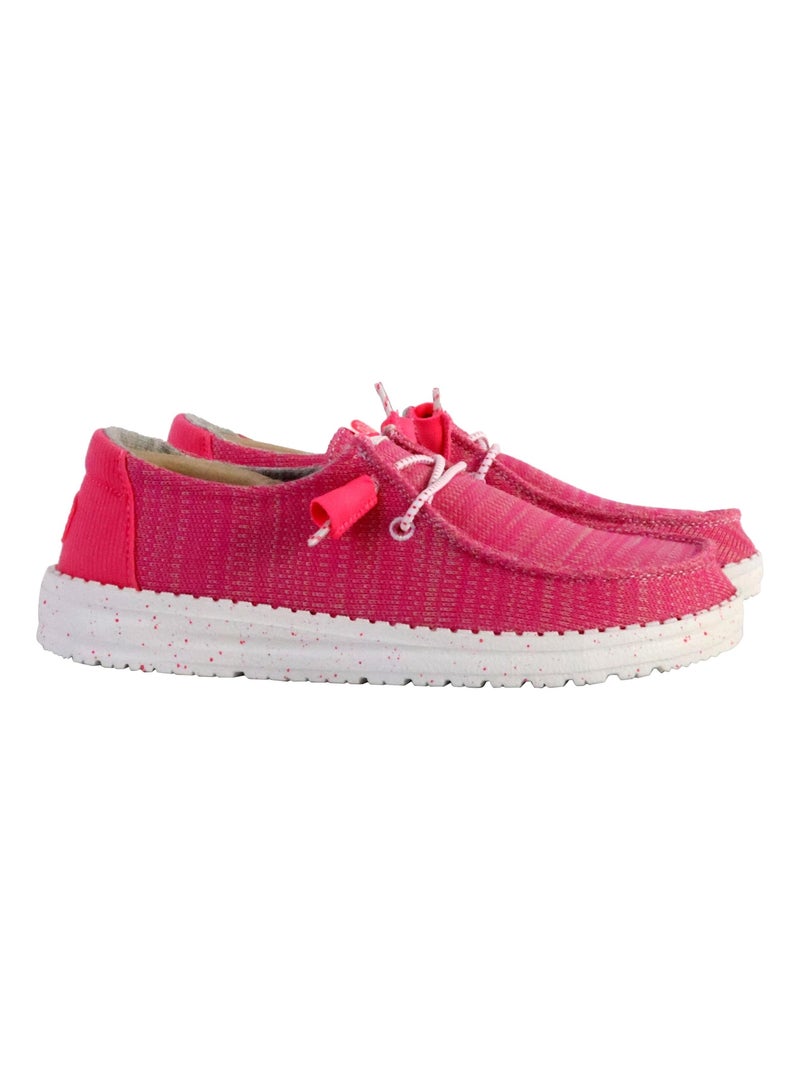 Moccassin à Lacets Hey Dude Wendy Sport Mesh F Rose - Kiabi