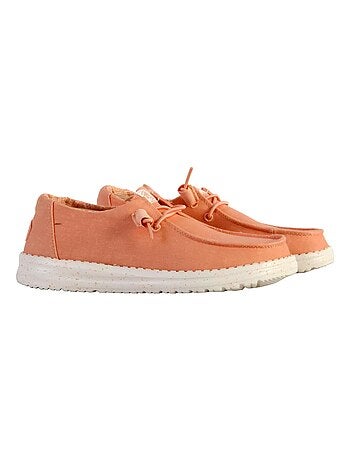 Moccassin à Lacets Hey Dude Wendy Stretch Canvas