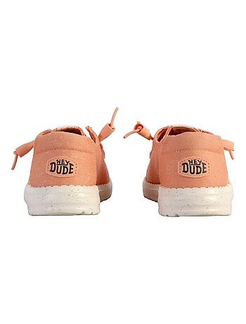 Moccassin à Lacets Hey Dude Wendy Stretch Canvas