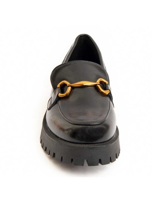 Moccassin à Plateforme Matière Synthétique Et Textile Montevita - Kiabi