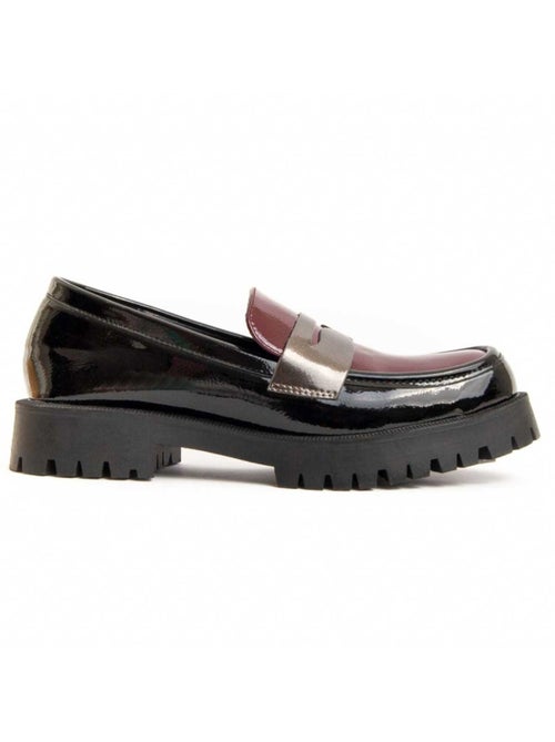Moccassin à Plateforme Matière Synthétique Et Textile Montevita - Kiabi