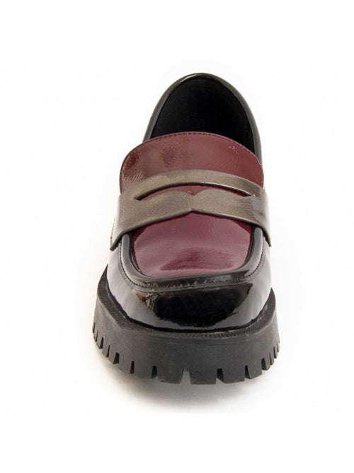Moccassin à Plateforme Matière Synthétique Et Textile Montevita - Kiabi