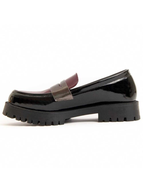 Moccassin à Plateforme Matière Synthétique Et Textile Montevita - Kiabi