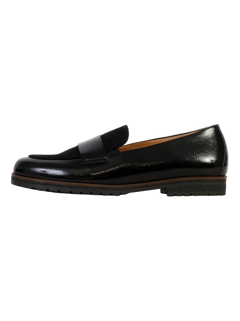 Moccassin Cuir Gabor Noir - Kiabi