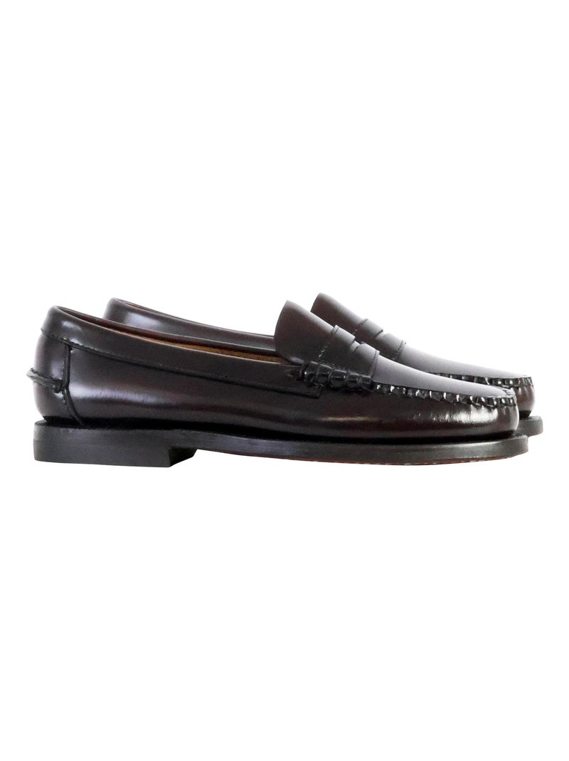 Moccassin Cuir Sebago Classic Dan Woman Marron - Kiabi