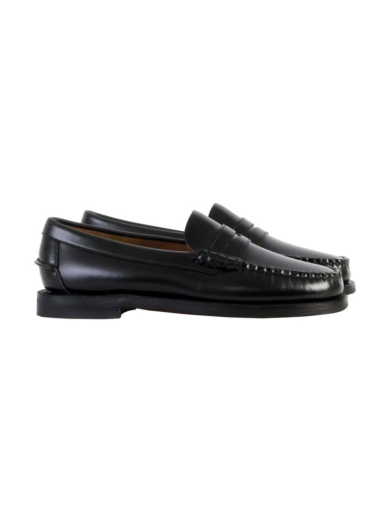Moccassin Cuir Sebago Classic Dan Woman Noir - Kiabi