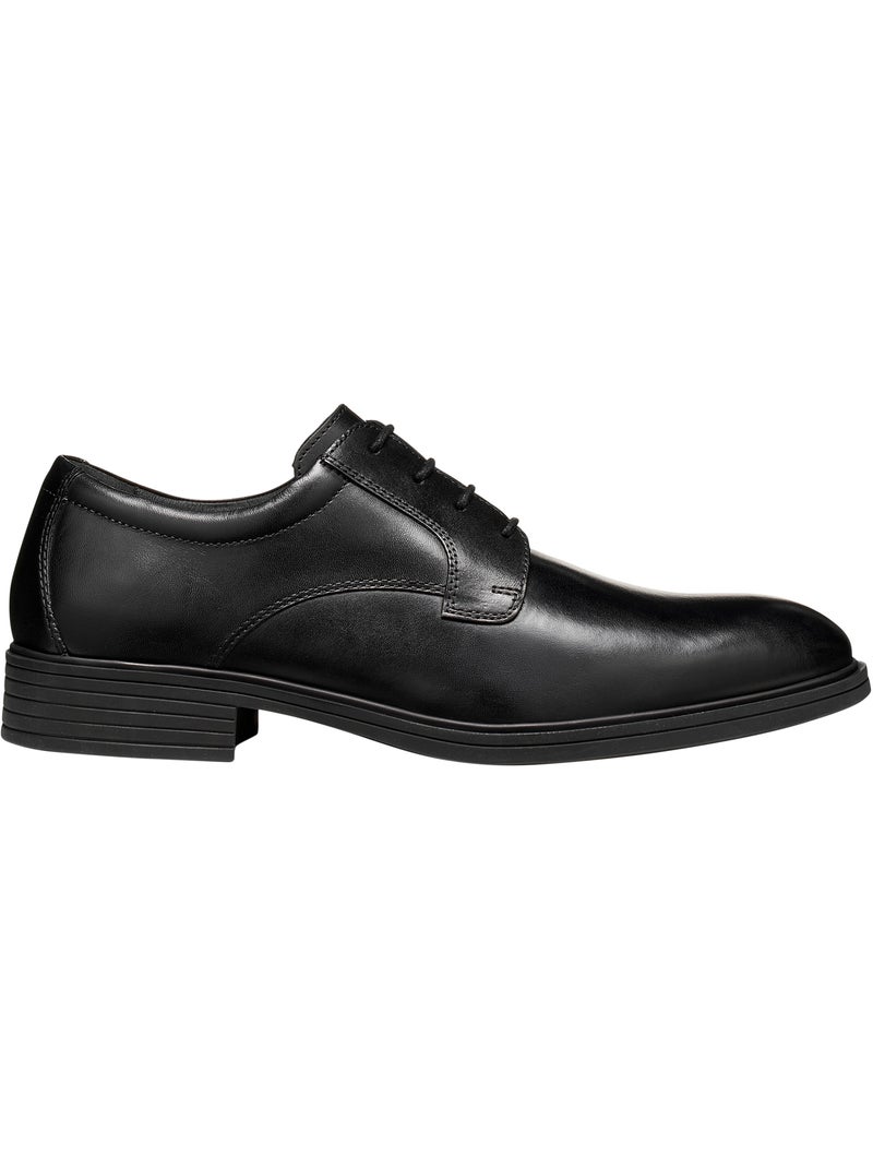 Moccassins cuir geox thorian Noir - Kiabi