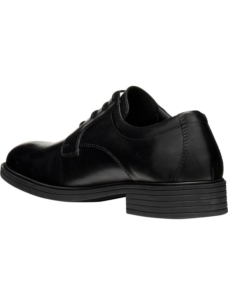 Moccassins cuir geox thorian Noir - Kiabi