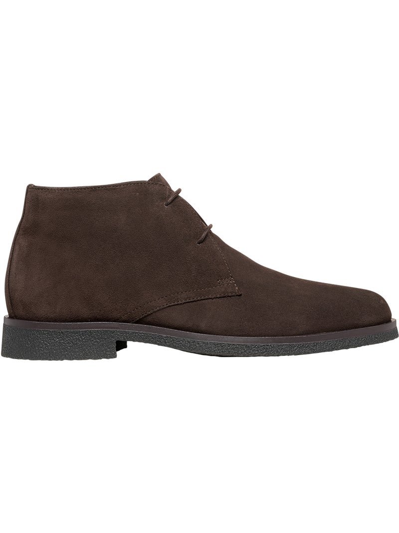 Moccassins montante cuir geox claudio Marron chocolat - Kiabi