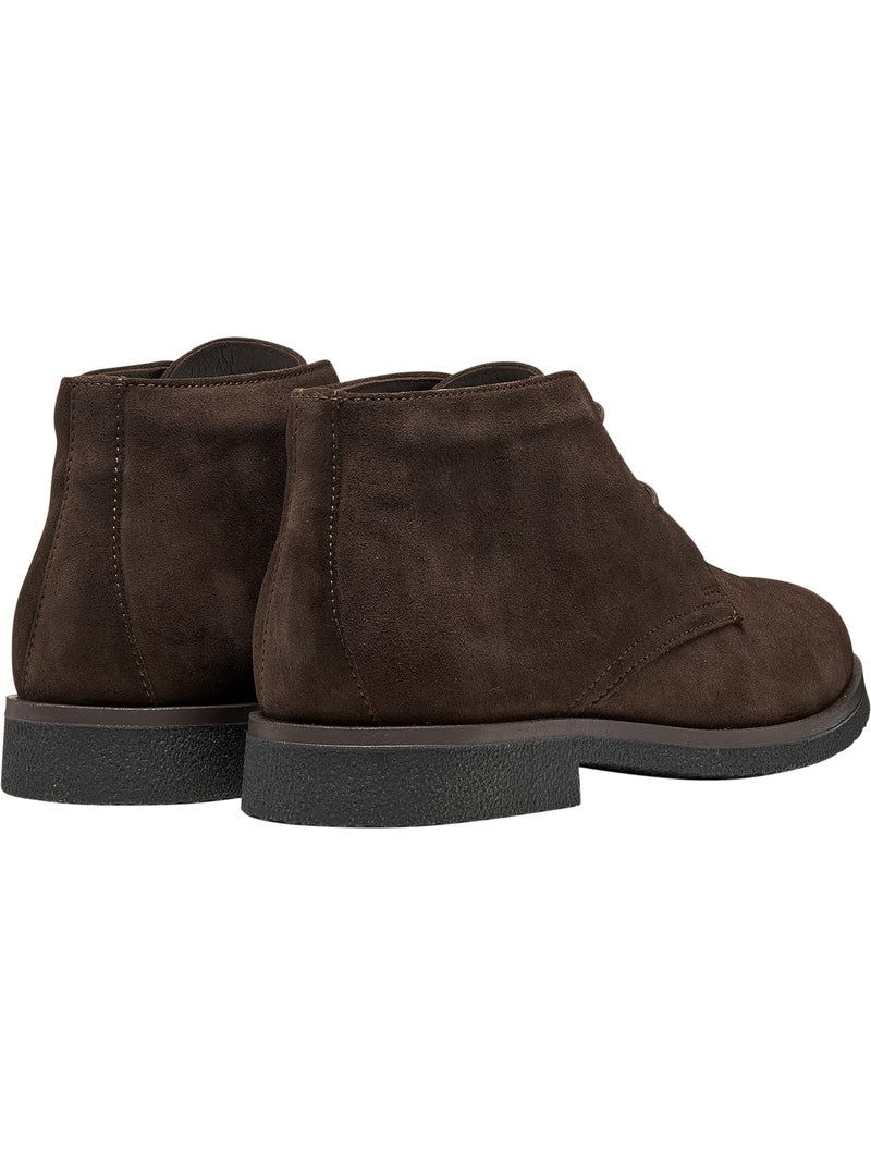 Moccassins montante cuir geox claudio Marron chocolat - Kiabi