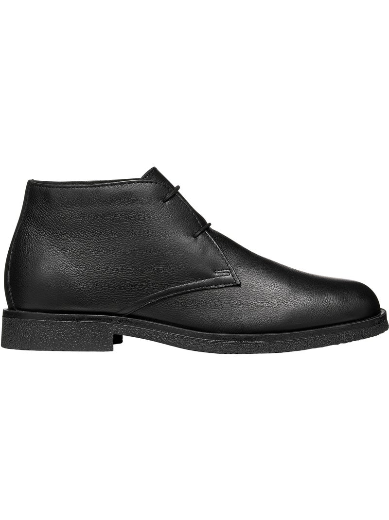Moccassins montante cuir geox claudio Noir - Kiabi