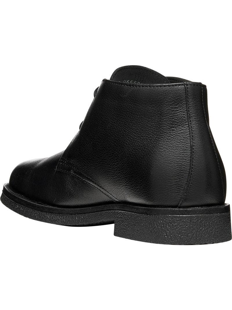 Moccassins montante cuir geox claudio Noir - Kiabi