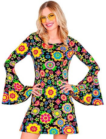 Mode hippie des années 60 : costumes fleuris