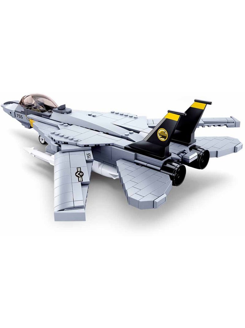 Model Bricks - Avion chasseur à réaction Gris - Kiabi