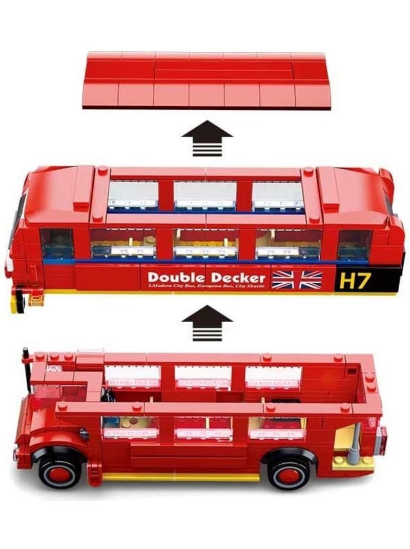 Model Bricks - Bus londonien Rouge - Kiabi