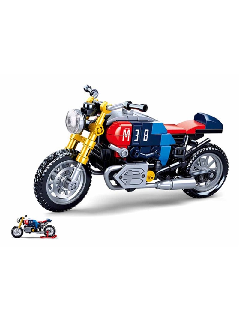 Model Bricks - Moto Café Racer Noir - Kiabi