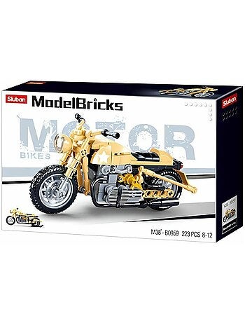 Model Bricks - Moto militaire