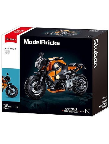 Model Bricks - Moto orange